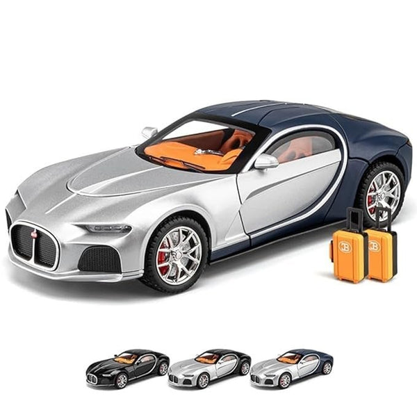 1:24 DieCast Bugatti Atlantic with Smoke Effect & Additional Briefcases