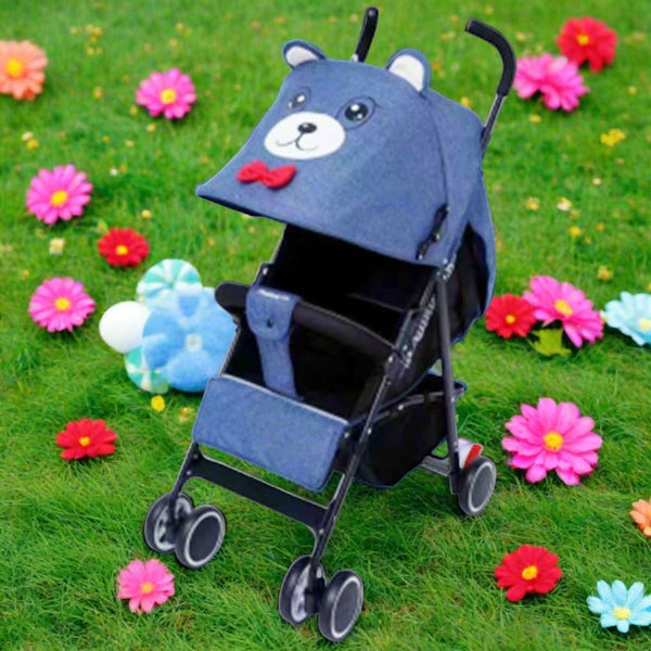 Baby Push Chair Stroller | Black/Blue