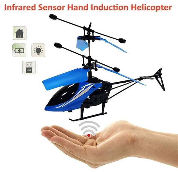 Hand Sensor Helicopter for Interactive Play