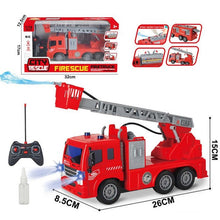 Realistic Remote Control Fire Truck with Water Canon