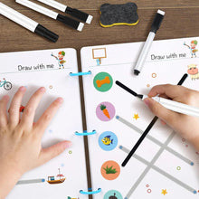 Reusable PreSchool Early Education Tracing Book