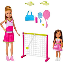 Barbie Family Chelsea & Stacie Tennis Playset HRG83