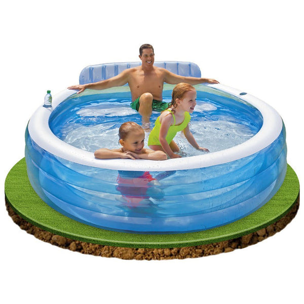 Intex Swim Centre Family Lounge Blue Pool 57190