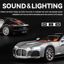 1:24 DieCast Bugatti Atlantic with Smoke Effect & Additional Briefcases