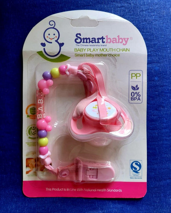 Smart Baby Play Mouth Chain | Pink